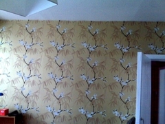 patterned wall paper
