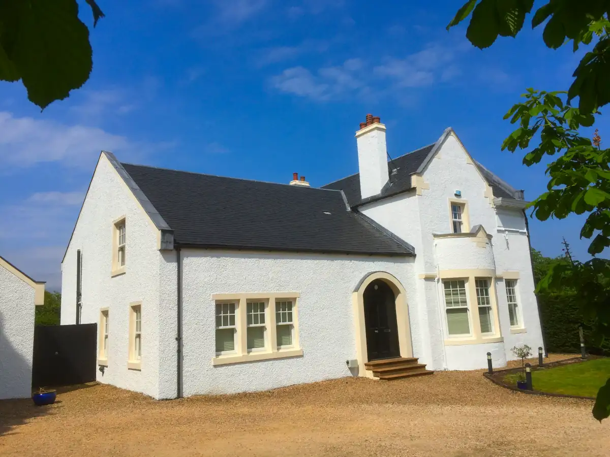 Professional external painting of house Boclair Road Bearsden